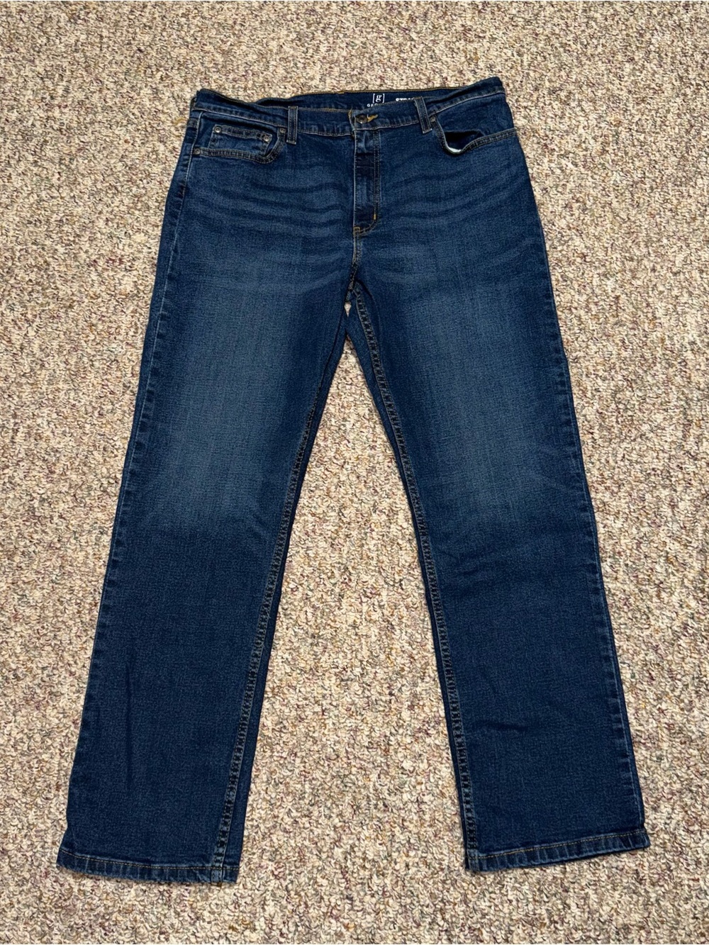 George‎ Men's size 34 jeans Navy Straight-Leg Jeans